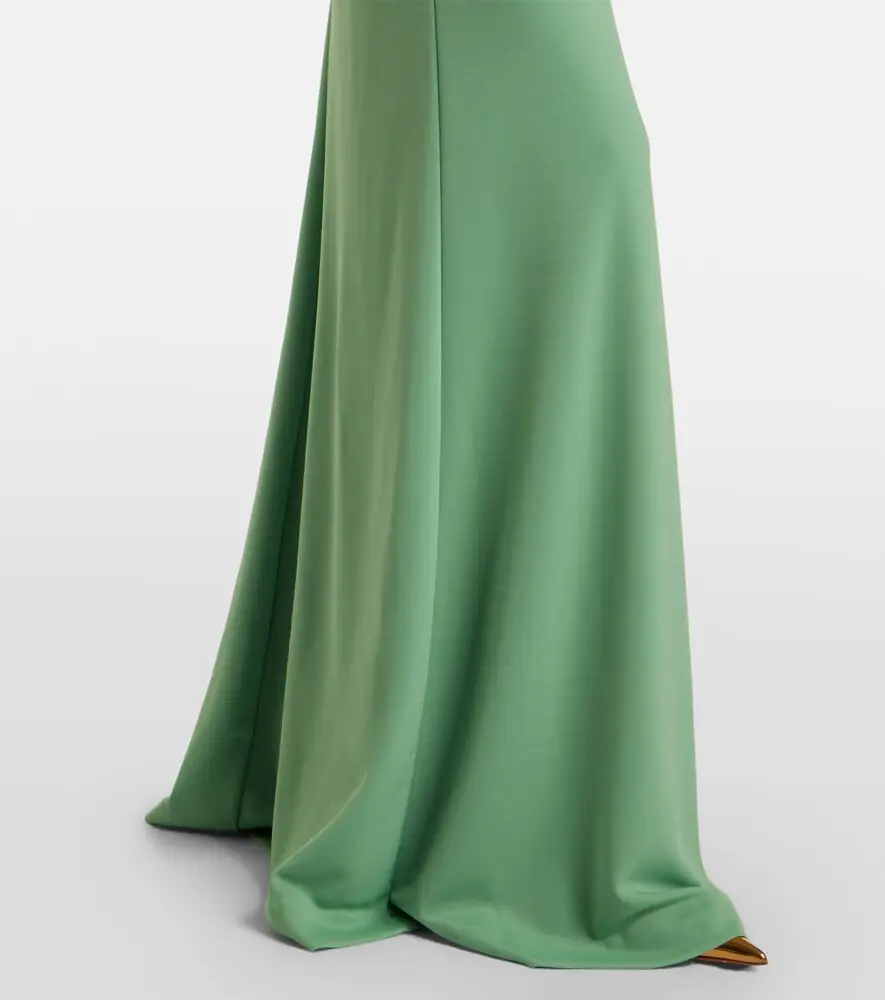 Rebecca Vallance Isla caped ruched gown | Thumbnail 5