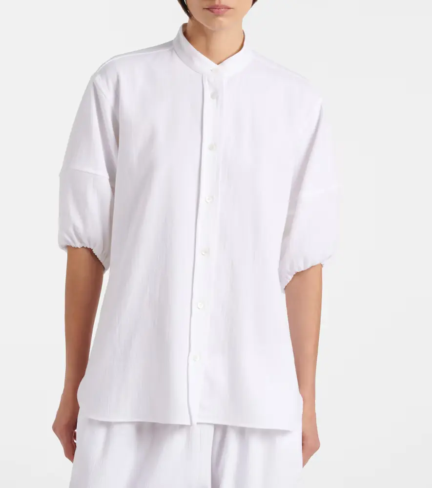 Stella McCartney Cotton crêpon shirt | Thumbnail 6 Stella McCartney Cotton crêpon shirt | Thumbnail 6