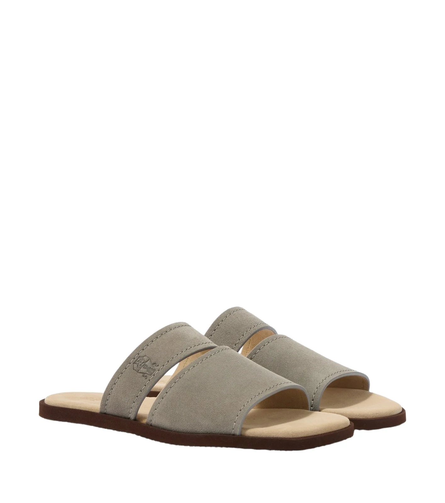 Logo suede sandals Logo suede sandals