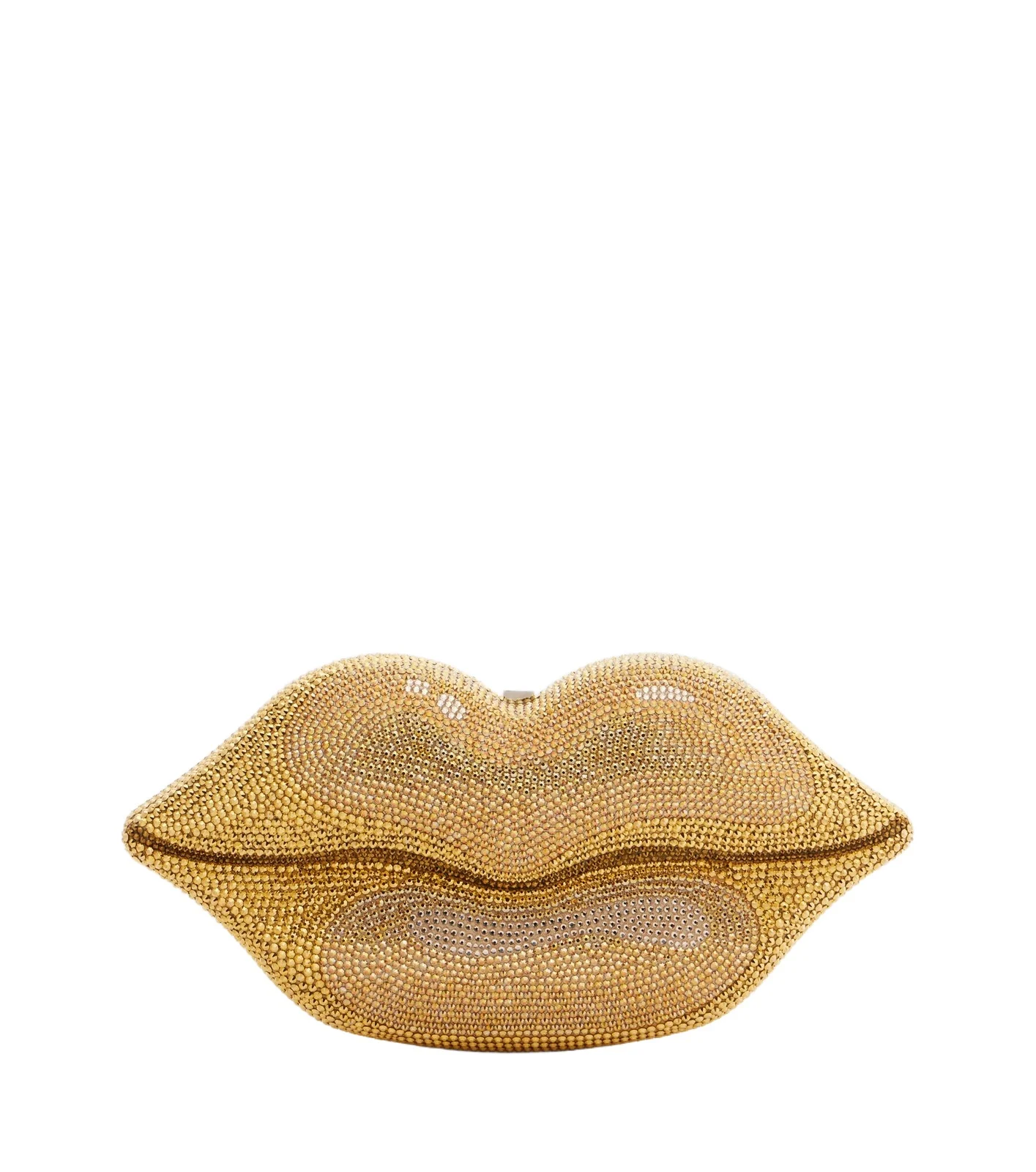 Lips Small crystal-embellished clutch Lips Small crystal-embellished clutch