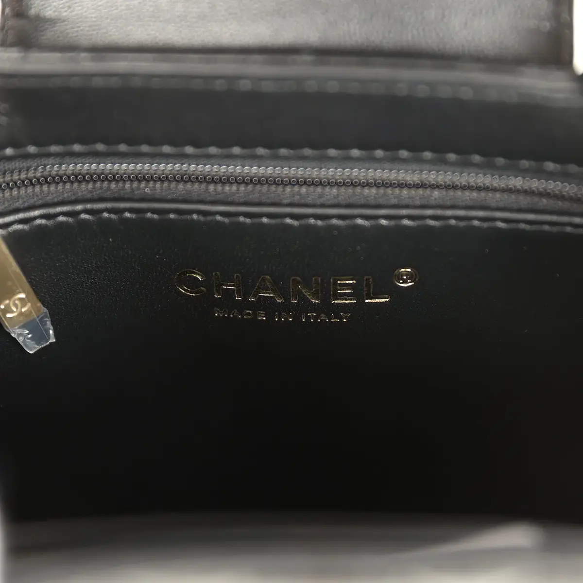 Chanel Chanel Small Fringe Kelly Black Lambskin Gold Hardware | Thumbnail 9 Chanel Chanel Small Fringe Kelly Black Lambskin Gold Hardware | Thumbnail 9