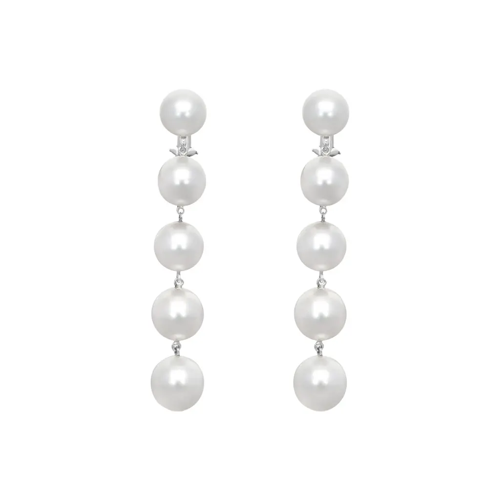 ASSAEL Assael 18K White Gold South Sea Cultured Pearl Earrings by The Solist
