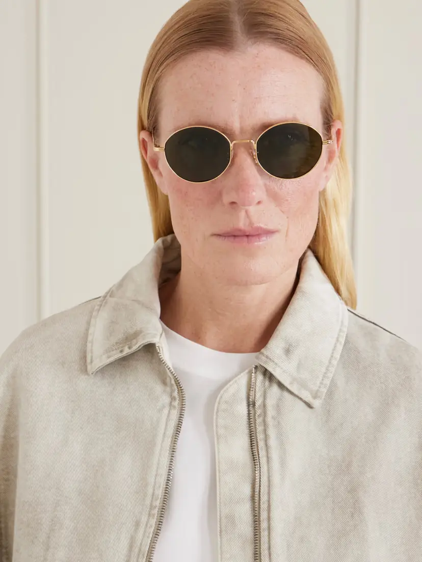 Oliver Peoples + Khaite 1994c Round-frame Metal Sunglasses | Thumbnail 2 Oliver Peoples + Khaite 1994c Round-frame Metal Sunglasses | Thumbnail 2