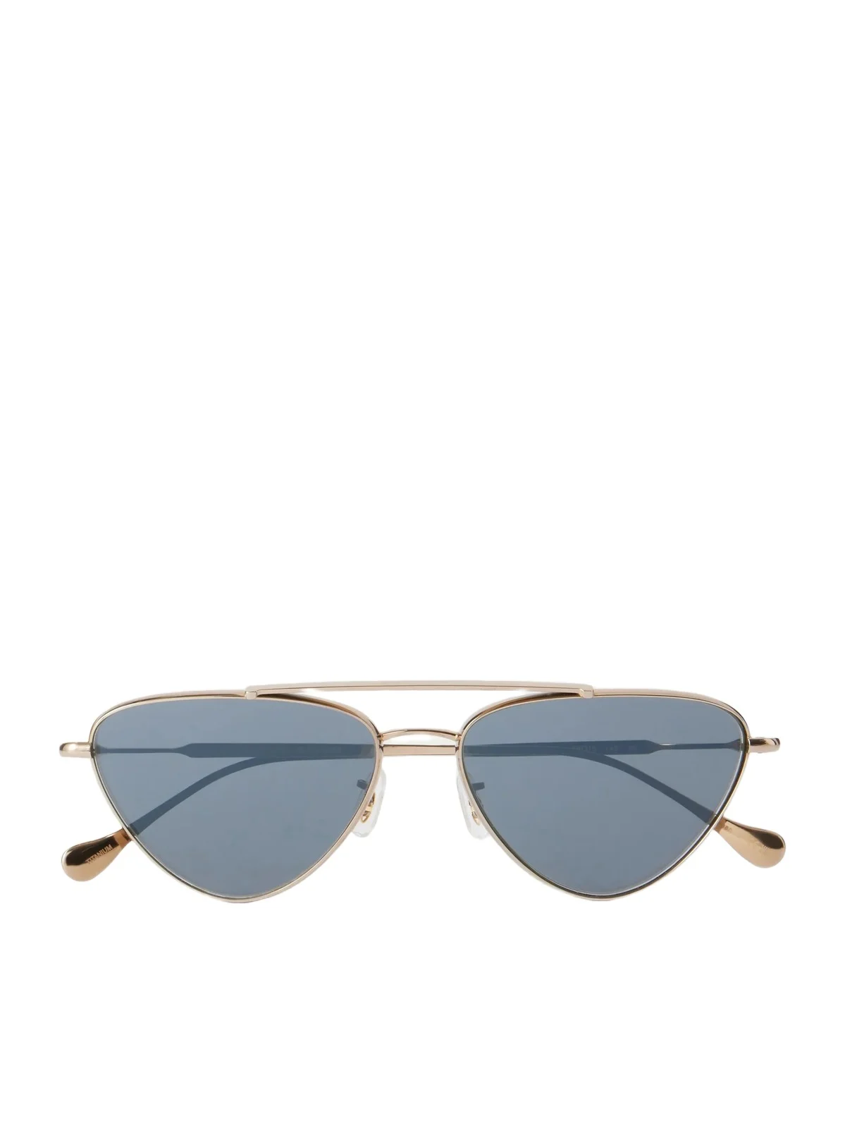 + Jil Sander Aviator-style Gold-tone Titanium Sunglasses + Jil Sander Aviator-style Gold-tone Titanium Sunglasses
