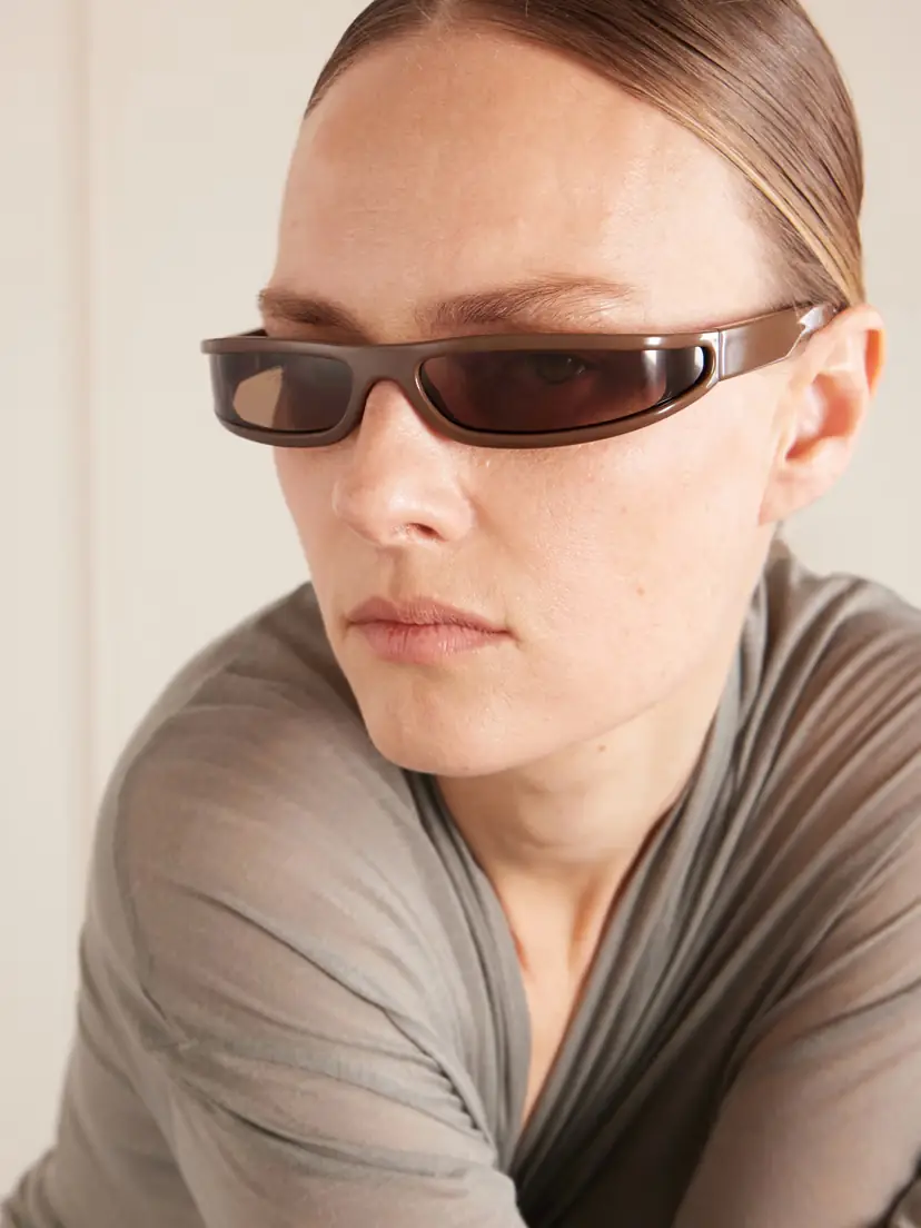Rick Owens Fog Rectangle-frame Sunglasses | Thumbnail 2