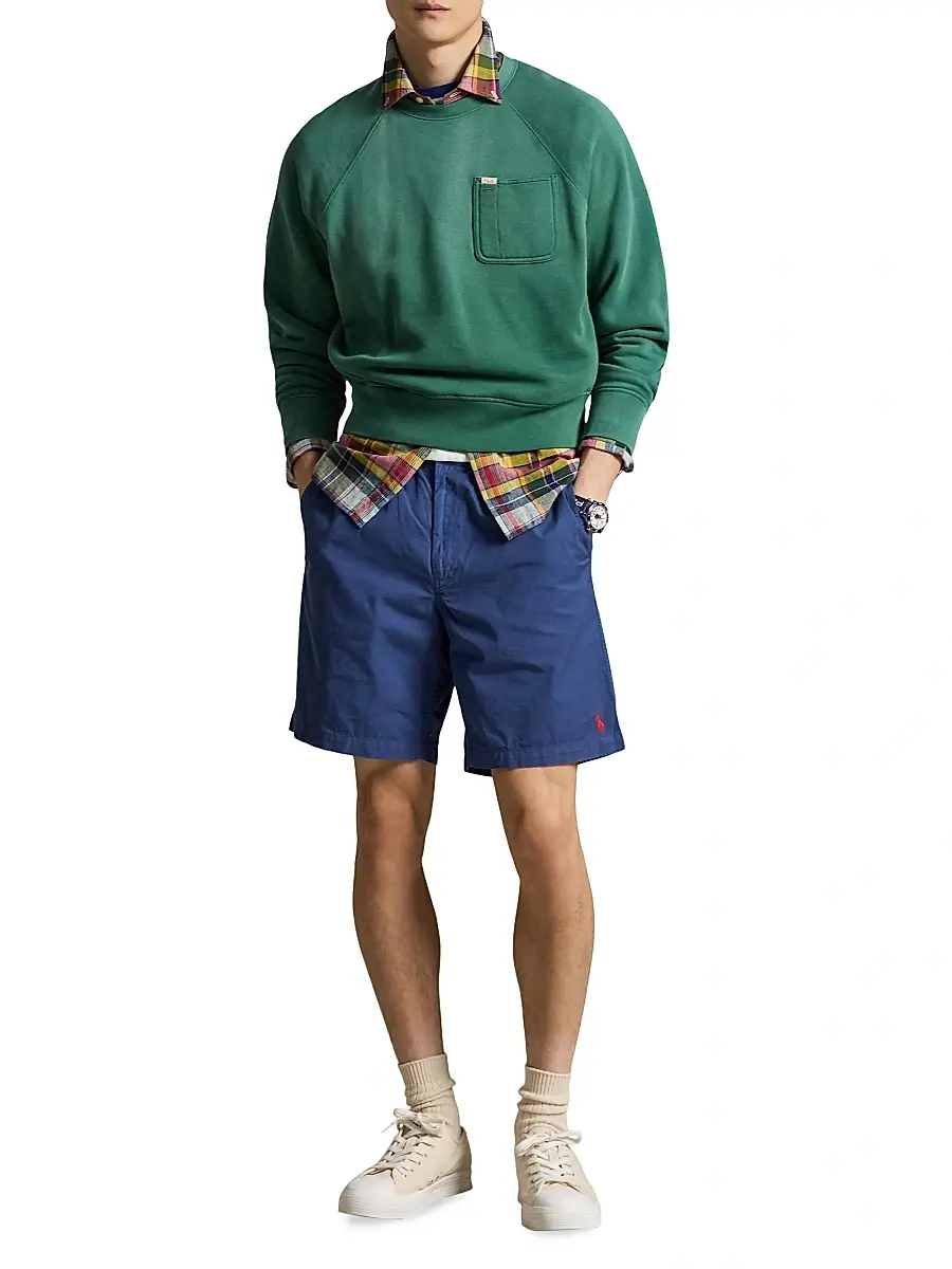 Polo Ralph Lauren Men's Logo Featherweight Cotton Twill Shorts | Thumbnail 2 Polo Ralph Lauren Men's Logo Featherweight Cotton Twill Shorts | Thumbnail 2