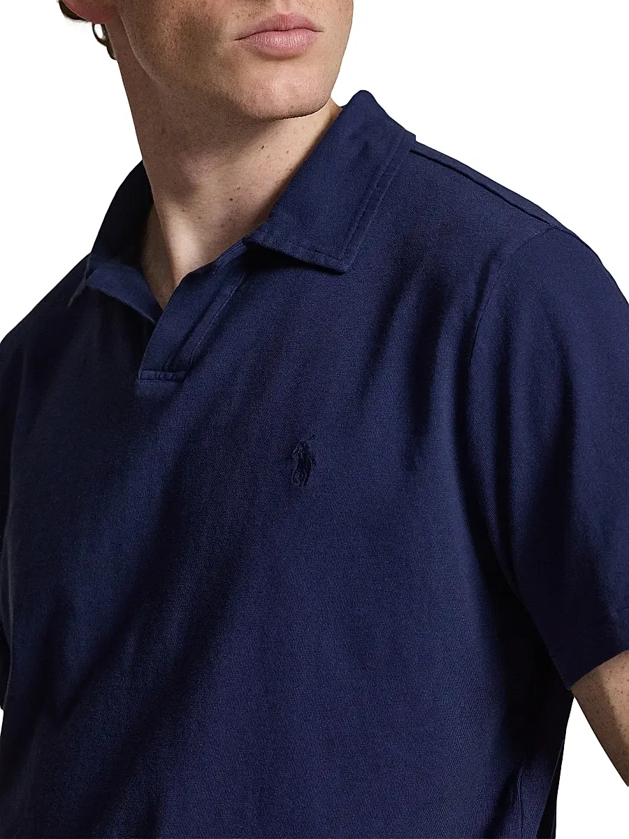 Polo Ralph Lauren Men's Logo Cotton-Linen Jersey Polo Shirt | Thumbnail 5