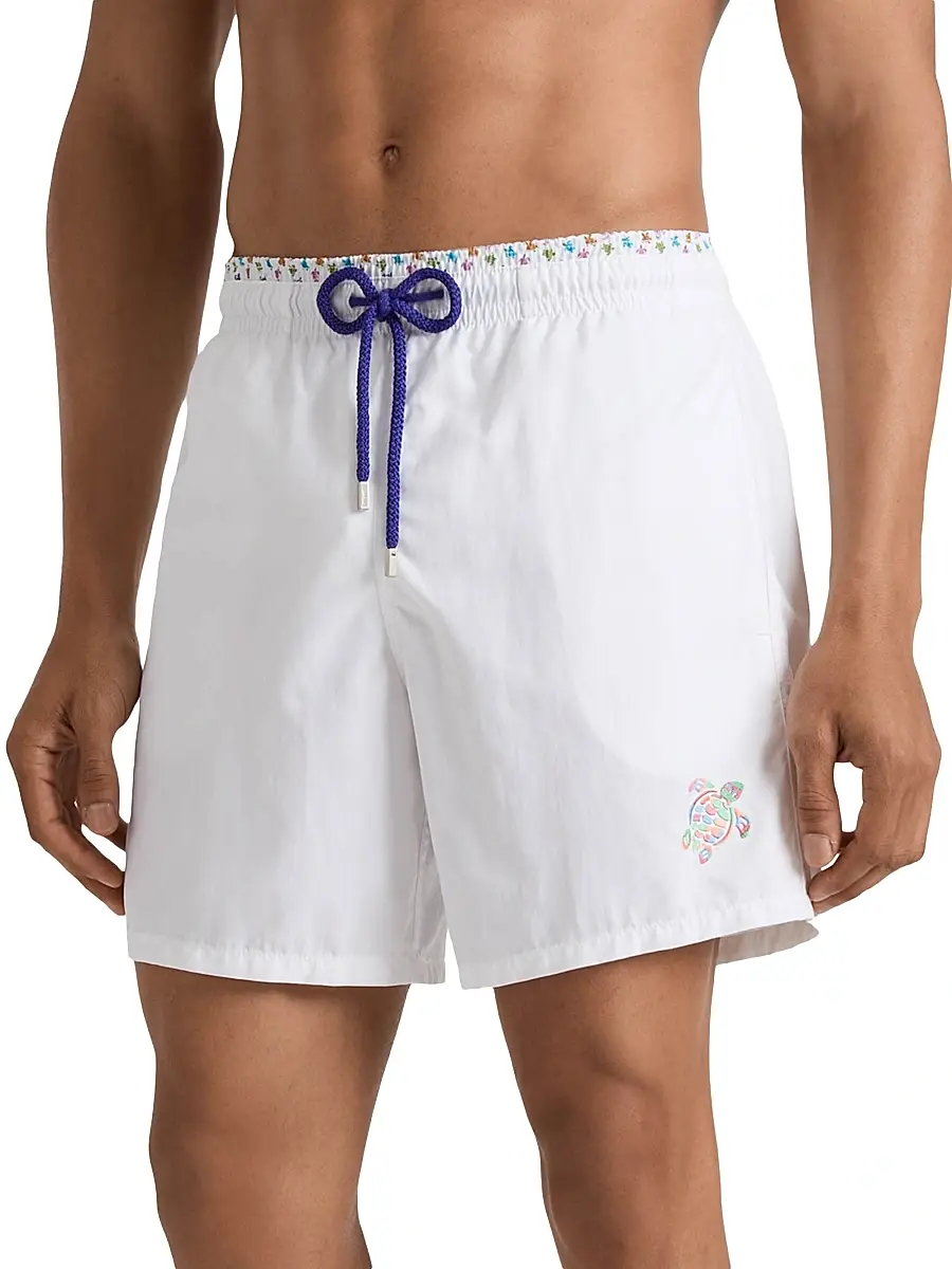 Vilebrequin Men's Micro Ronde des Tortues Swim Shorts | Thumbnail 3 Vilebrequin Men's Micro Ronde des Tortues Swim Shorts | Thumbnail 3