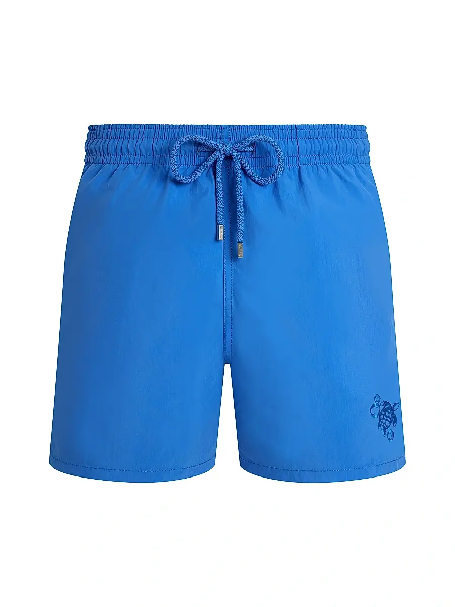 Vilebrequin Men's Water-Reactive Bubble Turtles 3D Swim Shorts - Grey Earth | Image 1 Vilebrequin Men's Water-Reactive Bubble Turtles 3D Swim Shorts - Grey Earth | Image 1