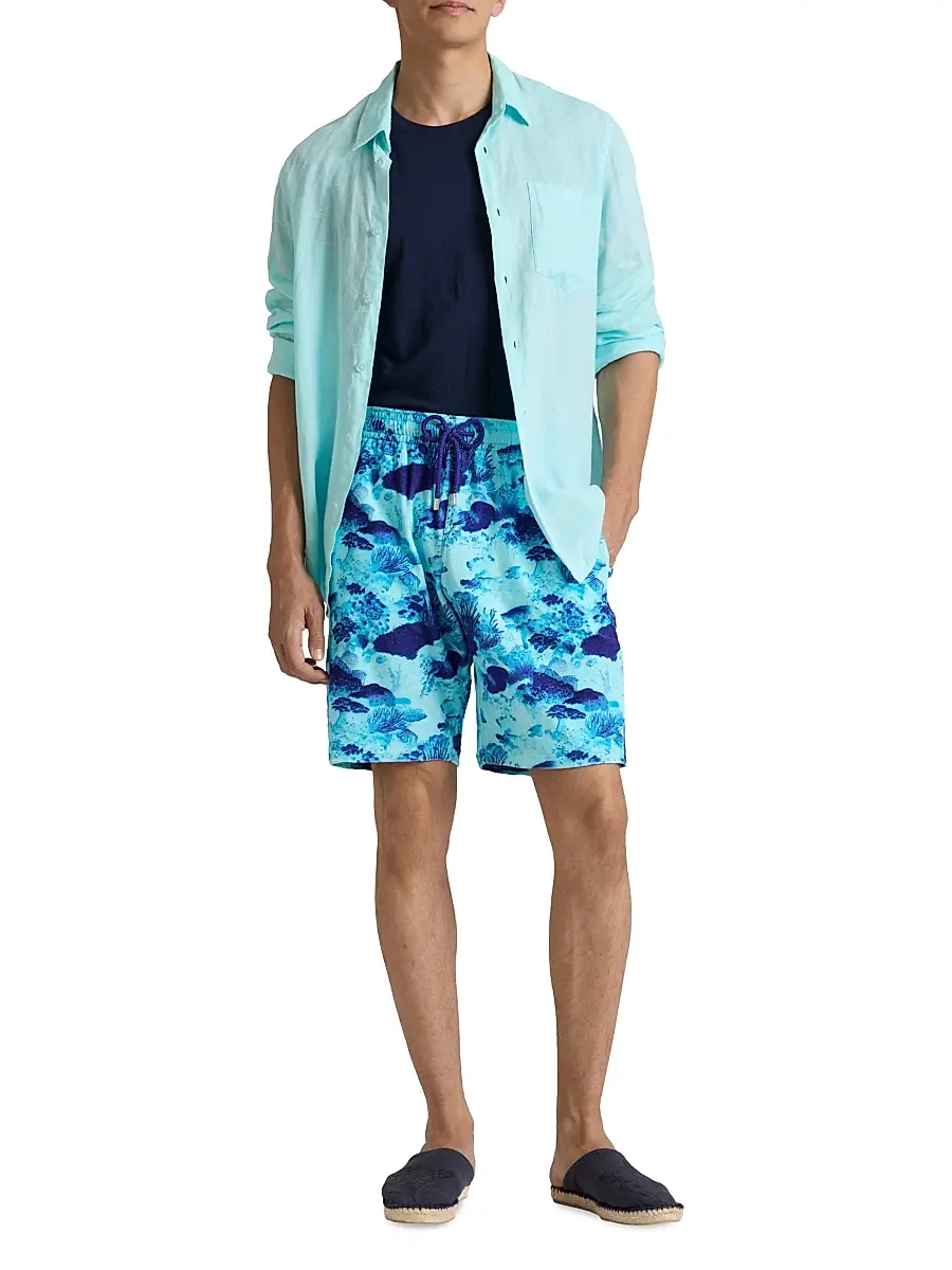 Vilebrequin Men's Coraf Reef Terry Bermuda Swimshorts | Thumbnail 2