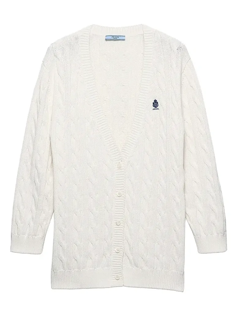 Women's Cable-Knit Cotton Cardigan Women's Cable-Knit Cotton Cardigan