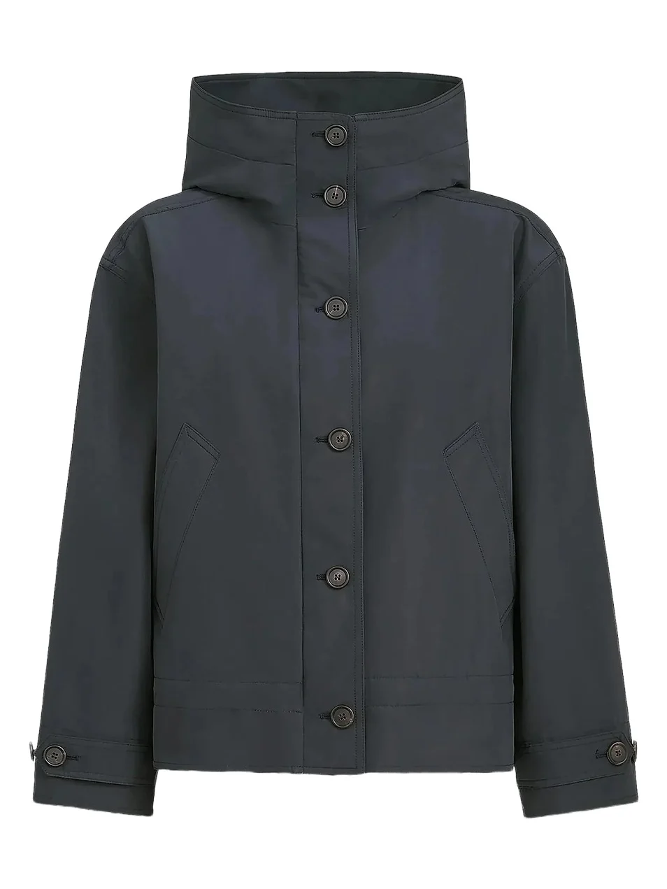 Brunello Cucinelli Women's Techno Cotton Taffeta Outerwear Jacket