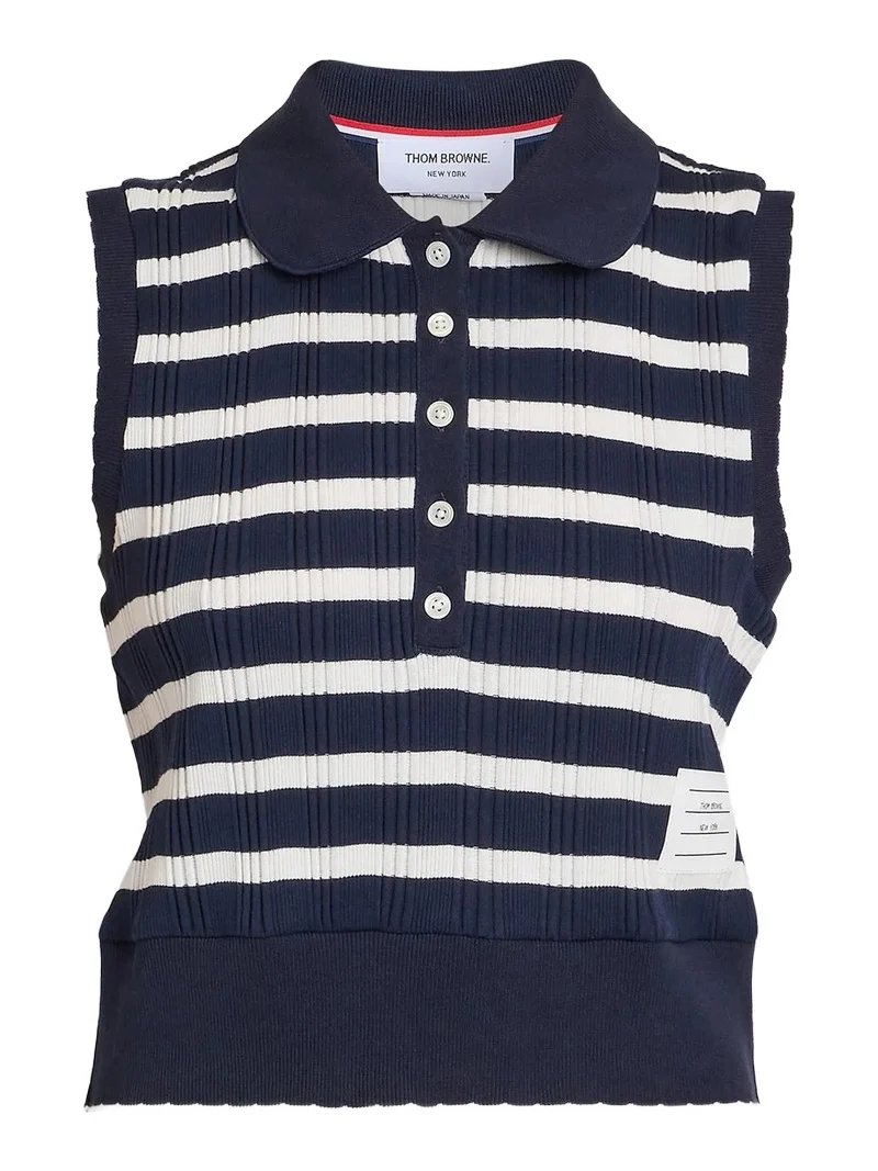 Women's Stripe Cotton Sleeveless Top Women's Stripe Cotton Sleeveless Top