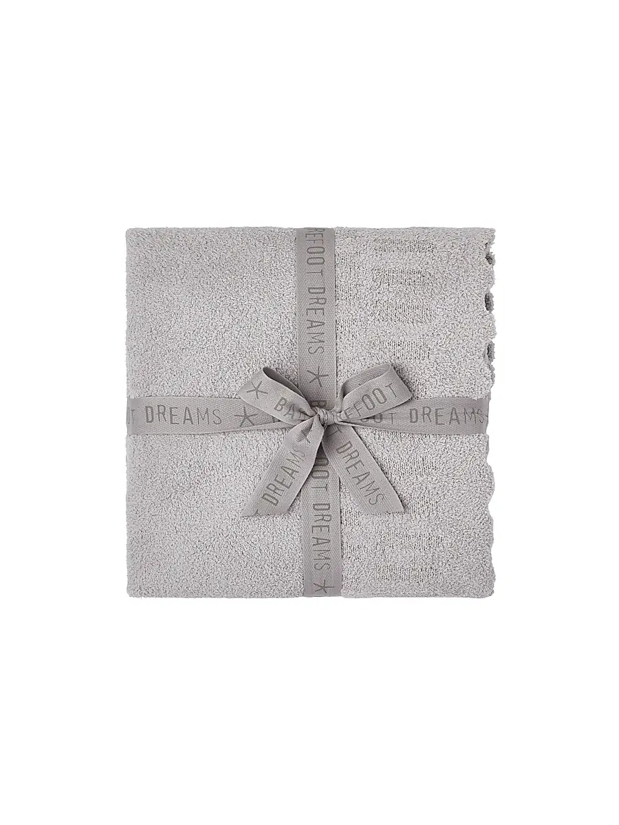 Barefoot Dreams CozyChic Textured Cotton-Blend Throw Blanket | Image 1 Barefoot Dreams CozyChic Textured Cotton-Blend Throw Blanket | Image 1