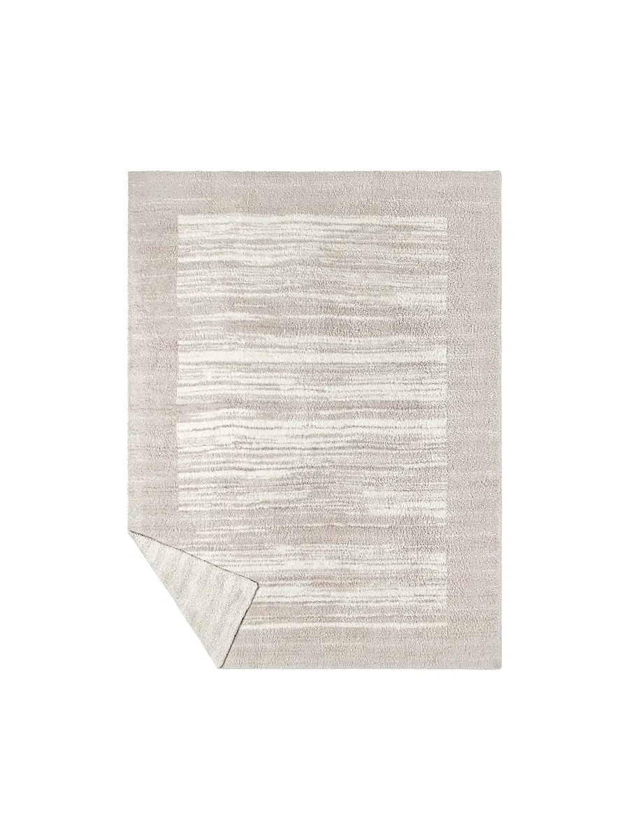 Barefoot Dreams CozyChic Space-Dye Border Throw Blanket | Thumbnail 3