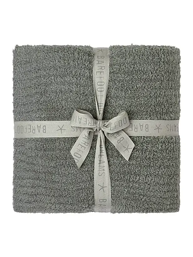 Barefoot Dreams Cozychic Rib-Knit Throw Blanket