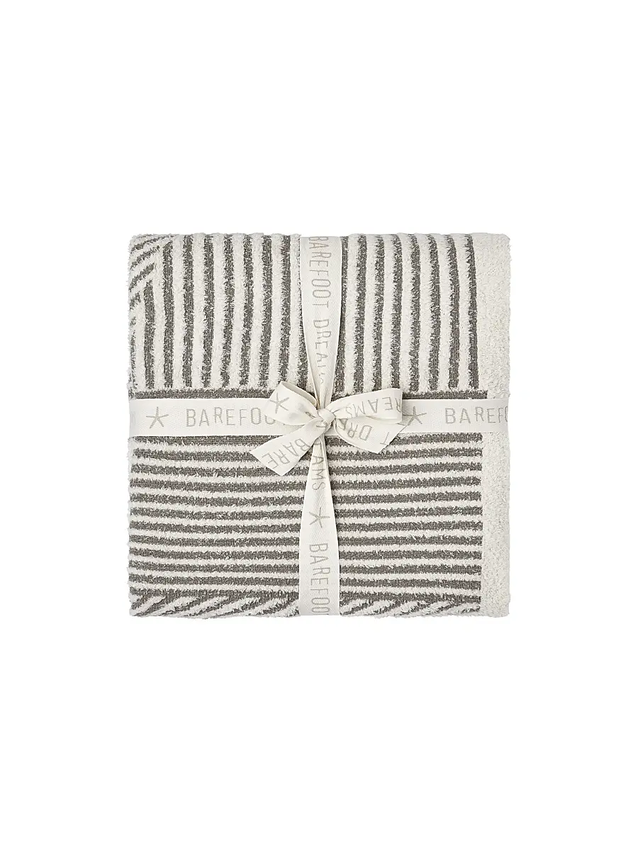 Barefoot Dreams CozyChic Mixed Striped Cotton-Blend Throw Blanket | Thumbnail 5
