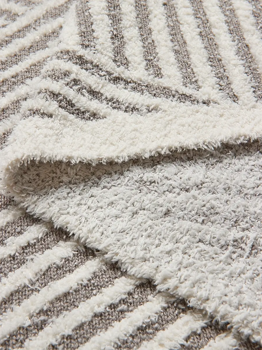Barefoot Dreams CozyChic Mixed Striped Cotton-Blend Throw Blanket | Thumbnail 8
