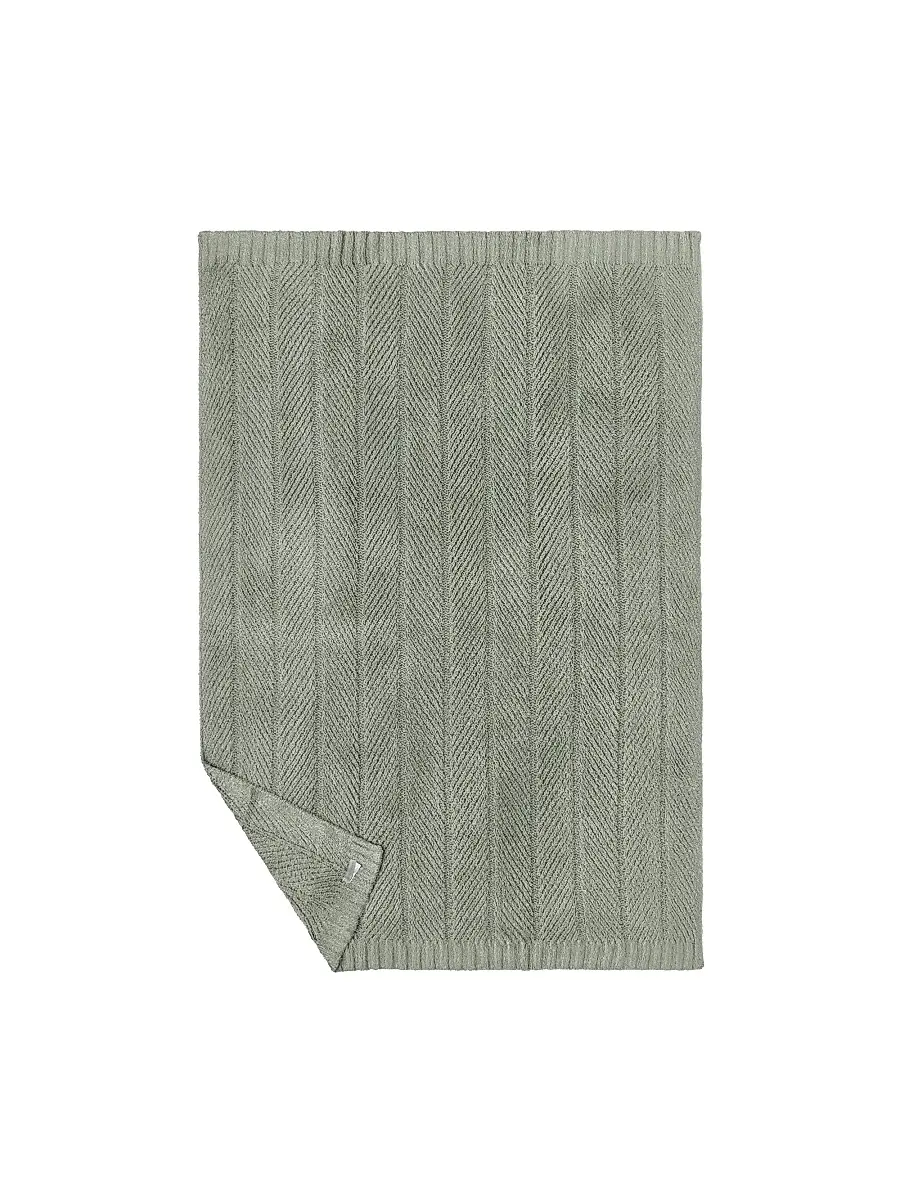 Barefoot Dreams CozyChic Shine Herringbone Blanket | Thumbnail 3