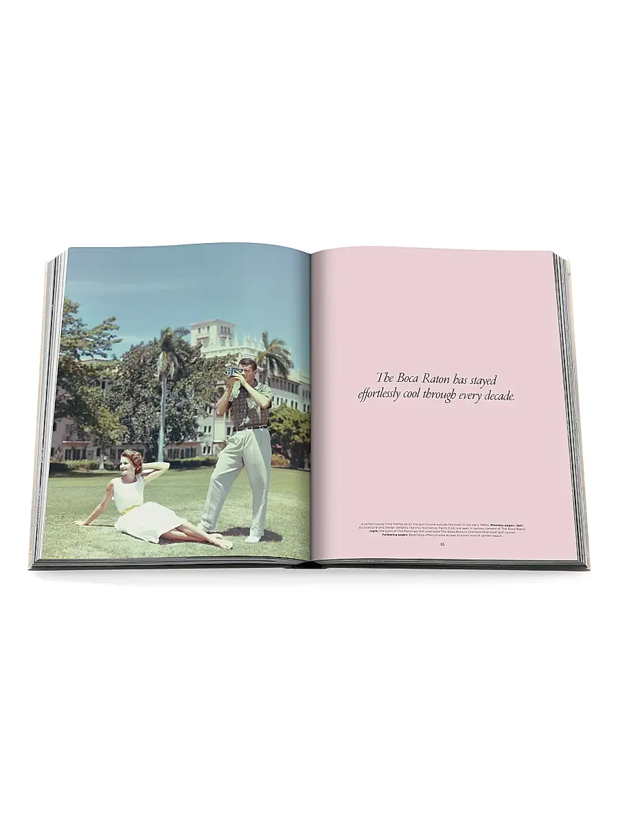 ASSOULINE Classics ''The Boca Raton: A Century Of Being Iconic'' Hardcover Book | Thumbnail 6 ASSOULINE Classics ''The Boca Raton: A Century Of Being Iconic'' Hardcover Book | Thumbnail 6