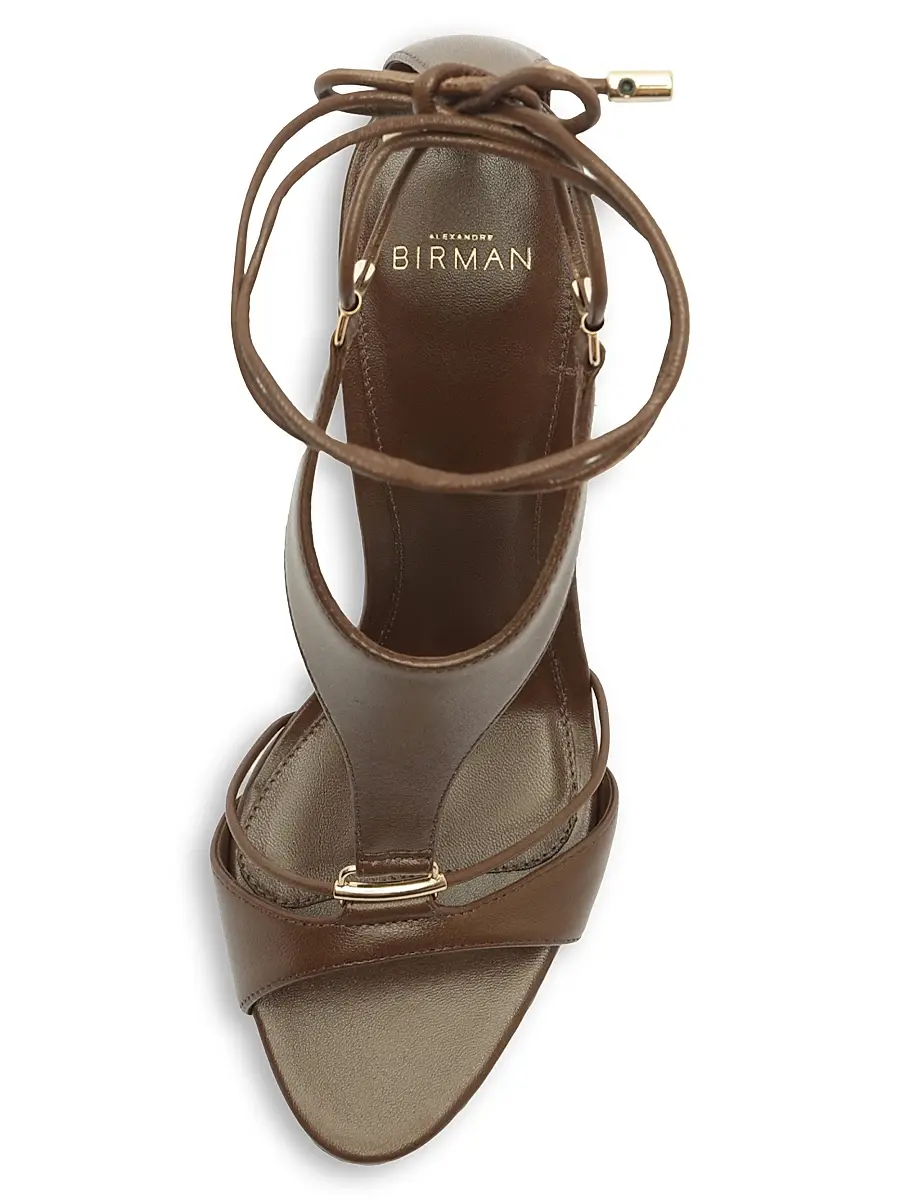 Alexandre Birman Women's Mimi 100MM Leather Stiletto Sandals | Thumbnail 5 Alexandre Birman Women's Mimi 100MM Leather Stiletto Sandals | Thumbnail 5