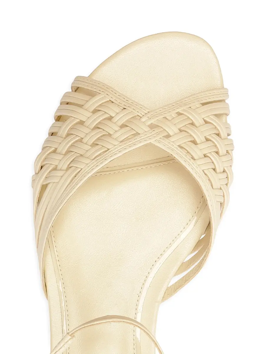 Alexandre Birman Women's Lilian Woven Leather Sandals | Thumbnail 5