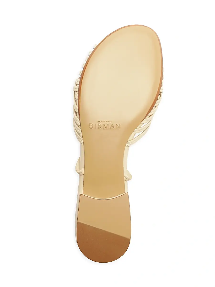 Alexandre Birman Women's Lilian Woven Leather Sandals | Thumbnail 8