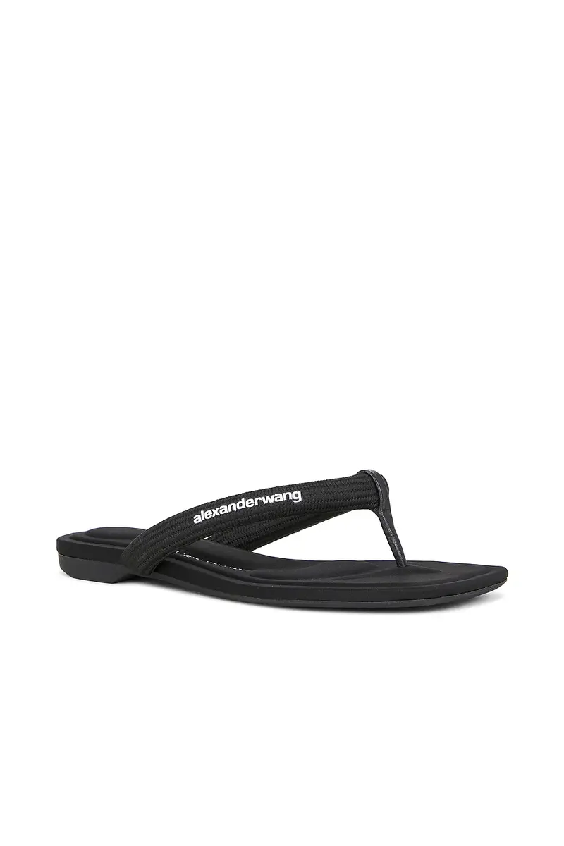 Alexander Wang Jenna Tubular Flat Thong Sandal | Thumbnail 2