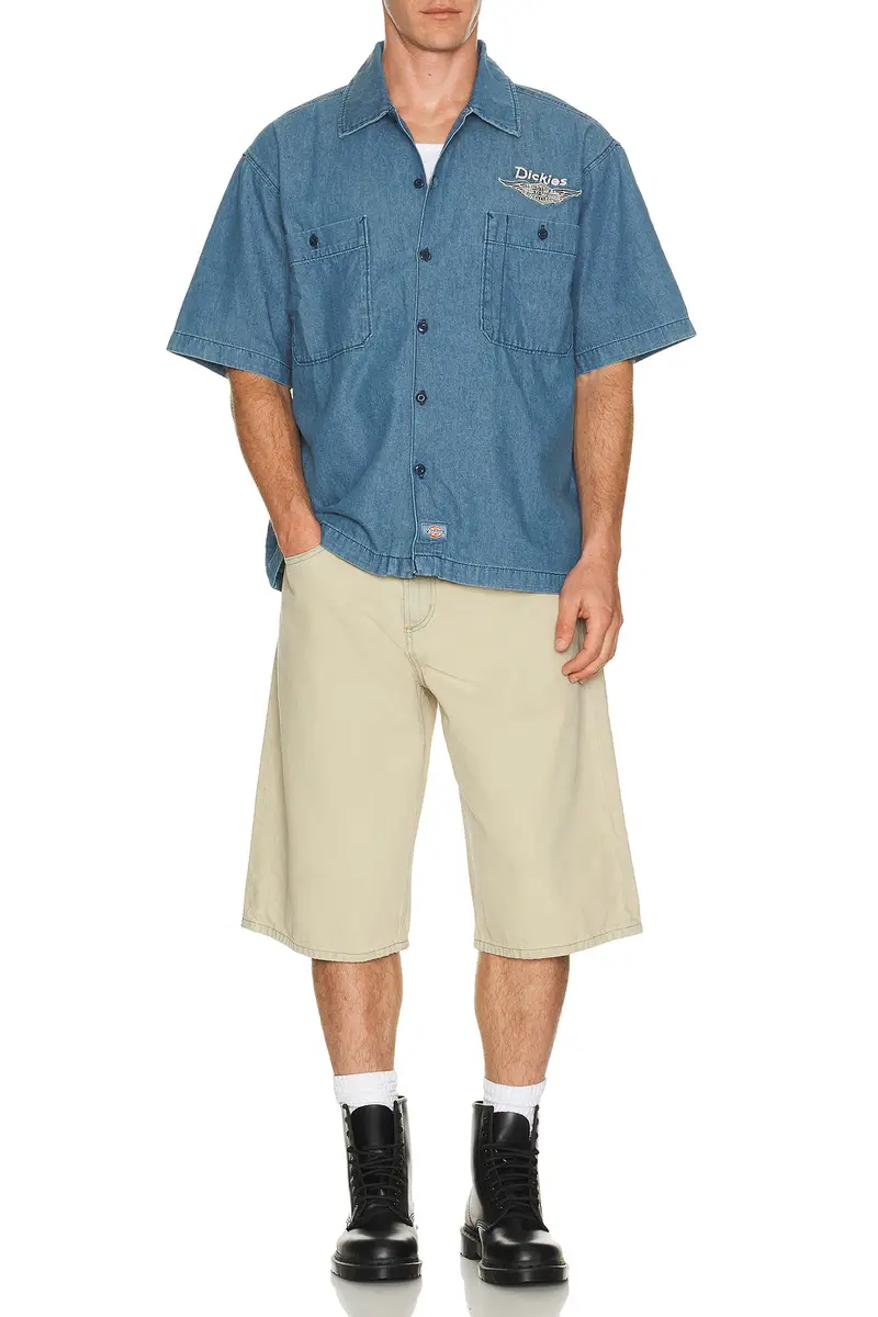Dickies x Harley Davidson Short Sleeve Work Shirt | Thumbnail 3 Dickies x Harley Davidson Short Sleeve Work Shirt | Thumbnail 3