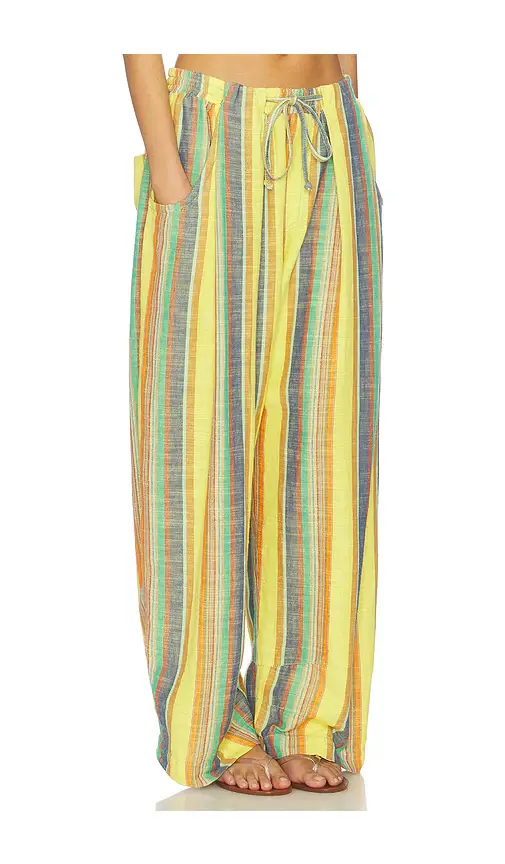 Free People Chambers Laid Back Stripe Pant | Thumbnail 2 Free People Chambers Laid Back Stripe Pant | Thumbnail 2