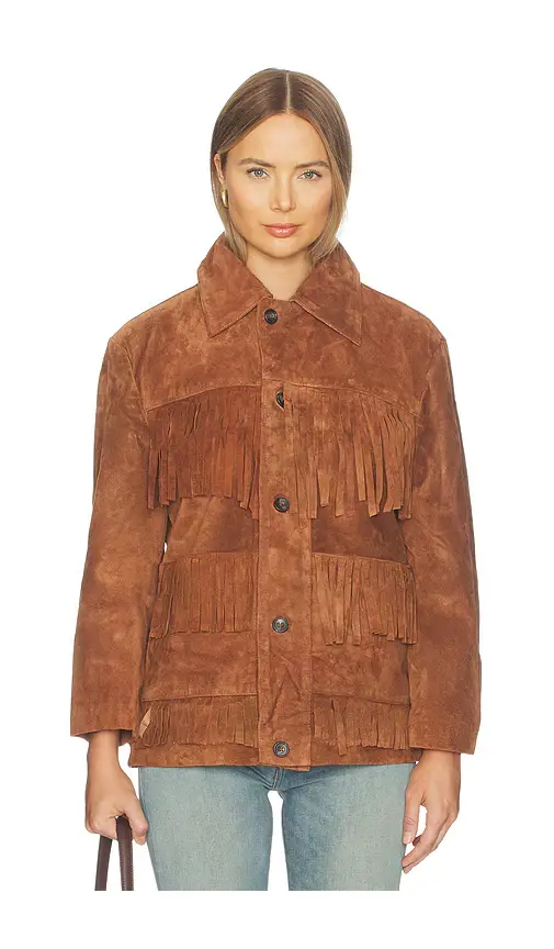 Found Western Suede Fringe Jacket | Thumbnail 2