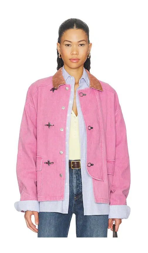 Found Fireman Clasp Cotton Twill Jacket | Image 1 Found Fireman Clasp Cotton Twill Jacket | Image 1