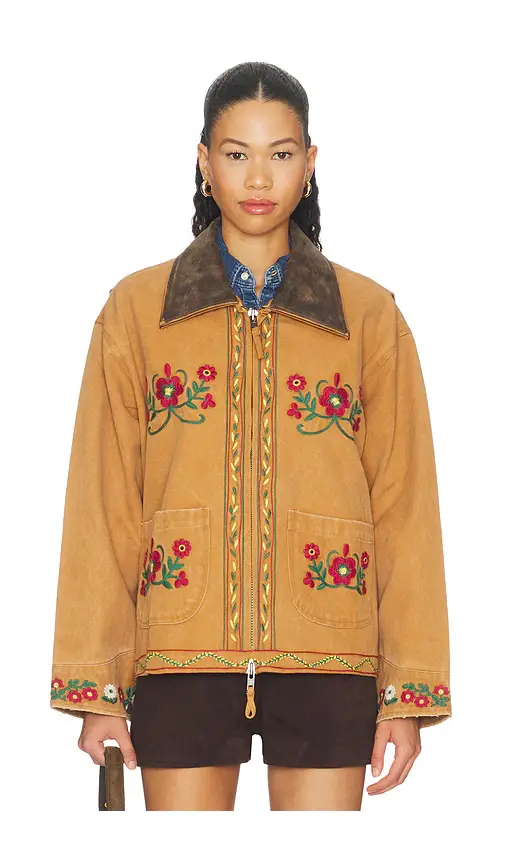 Found Canvas Embroidered Work Jacket | Thumbnail 2 Found Canvas Embroidered Work Jacket | Thumbnail 2