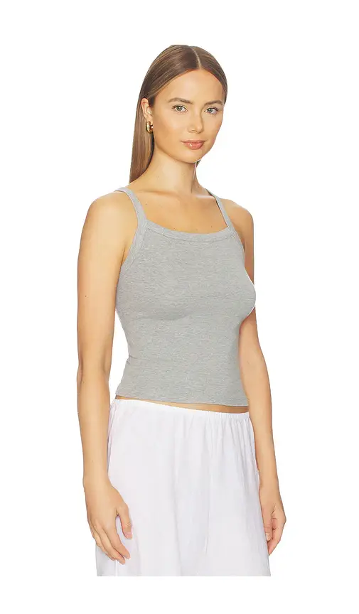 DONNI. The Baby Rib Square Neck Tank | Thumbnail 2