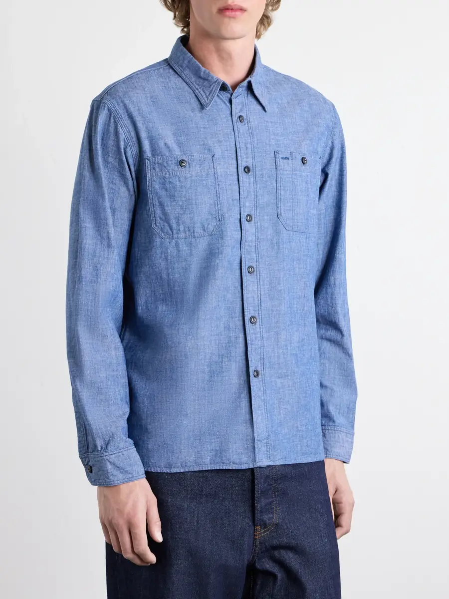 RRL Cameron Cotton-Chambray Shirt - Men | Thumbnail 3