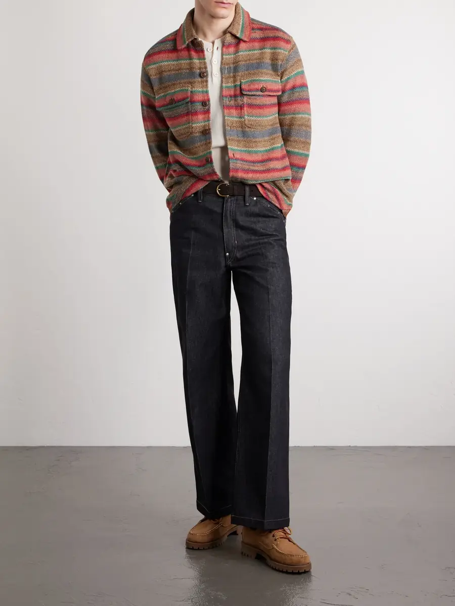 RRL Matlock Striped Linen and Silk-Blend Shirt - Men | Thumbnail 2 RRL Matlock Striped Linen and Silk-Blend Shirt - Men | Thumbnail 2