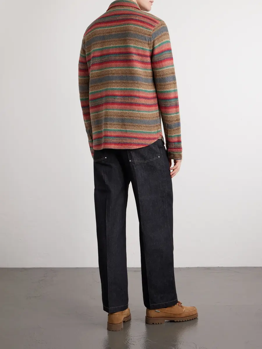 RRL Matlock Striped Linen and Silk-Blend Shirt - Men | Thumbnail 4 RRL Matlock Striped Linen and Silk-Blend Shirt - Men | Thumbnail 4
