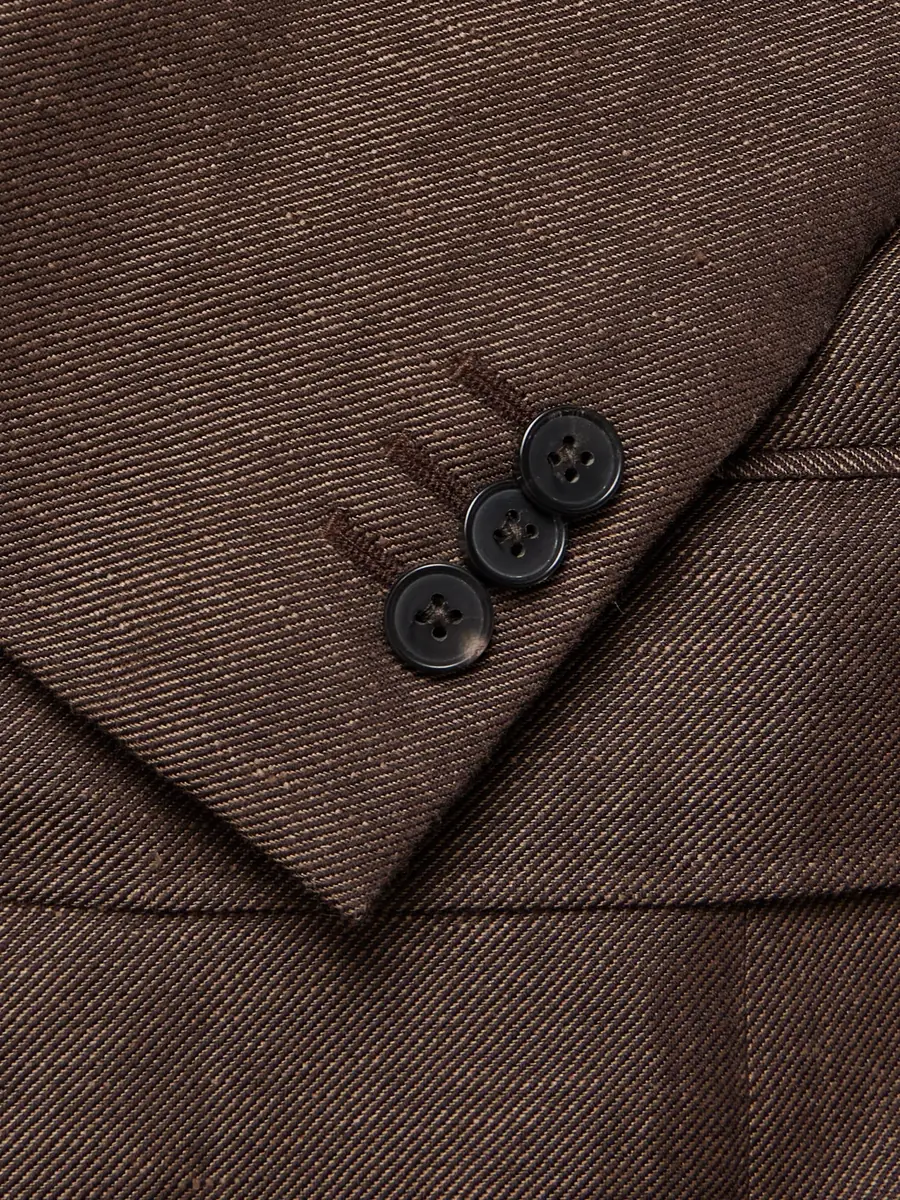 Husbands Wool and Linen-Blend Twill Suit Jacket - Men | Thumbnail 5 Husbands Wool and Linen-Blend Twill Suit Jacket - Men | Thumbnail 5