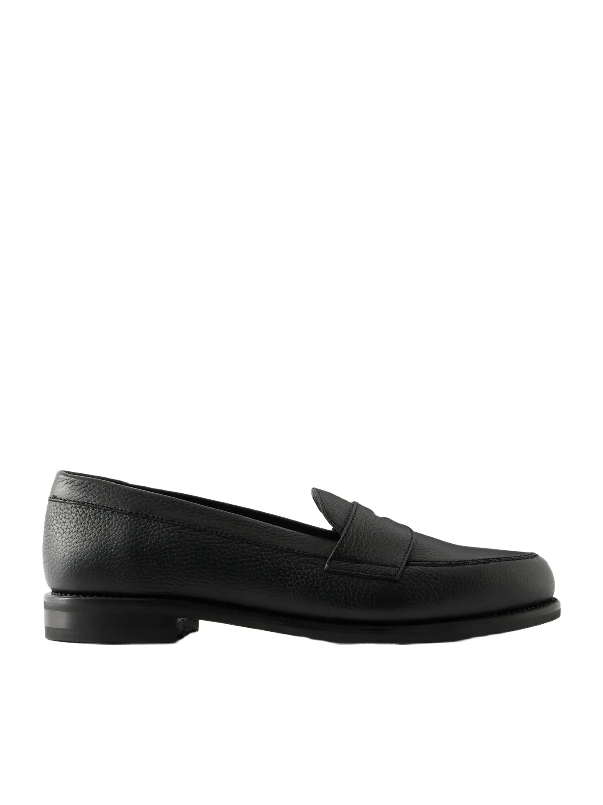 The Ivy Grained Leather Penny Loafers - Men