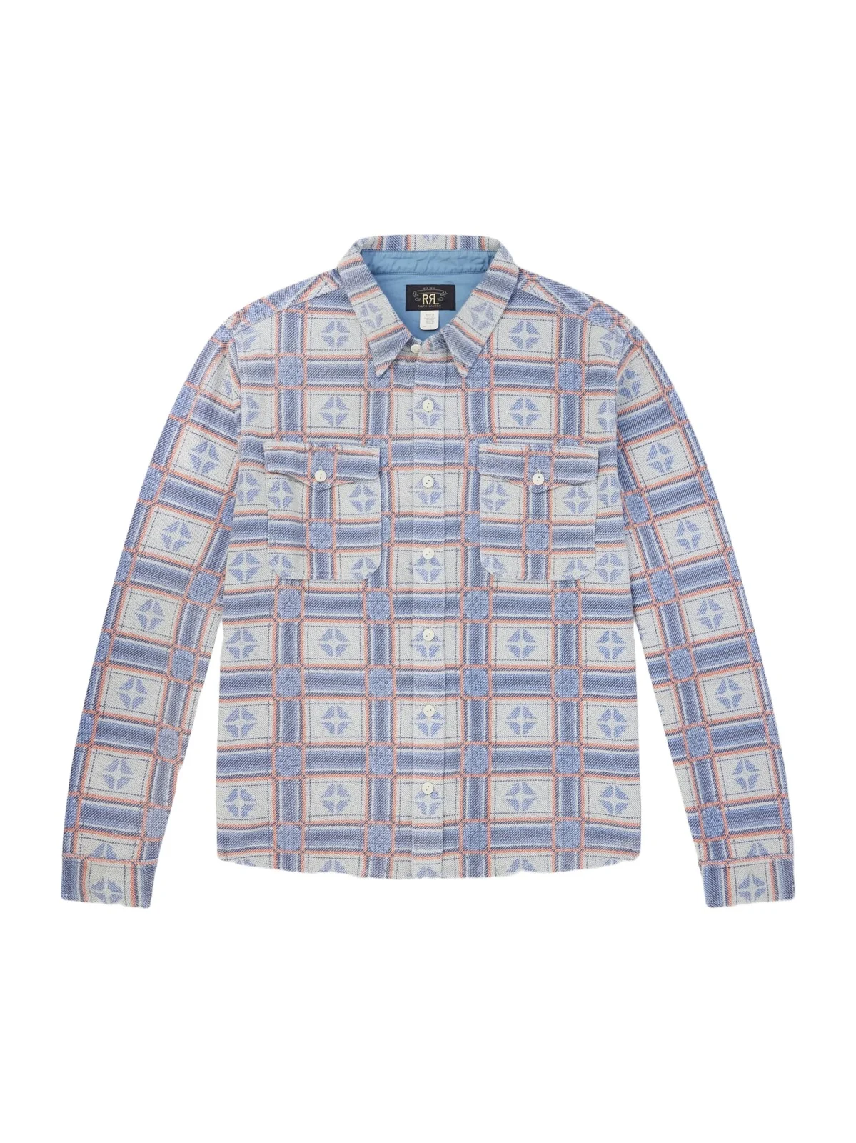 Horace Checked Cotton-Terry Shirt - Men Horace Checked Cotton-Terry Shirt - Men
