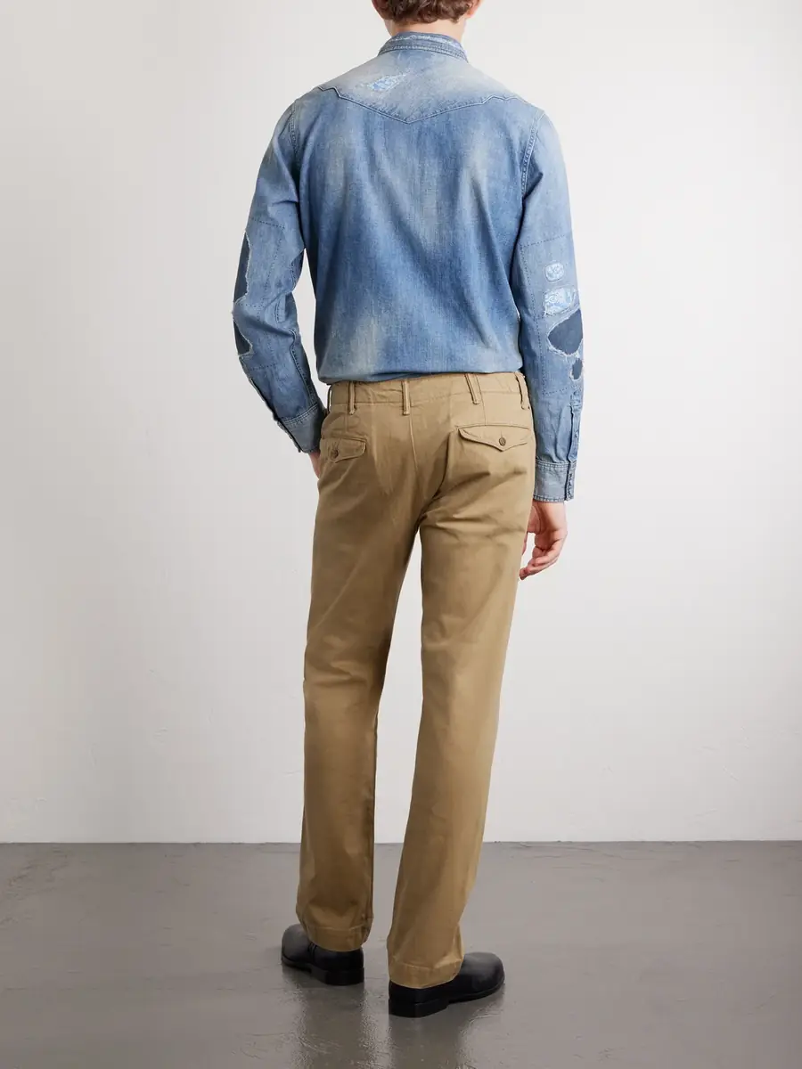 RRL Straight-Leg Cotton-Twill Trousers - Men | Thumbnail 4 RRL Straight-Leg Cotton-Twill Trousers - Men | Thumbnail 4