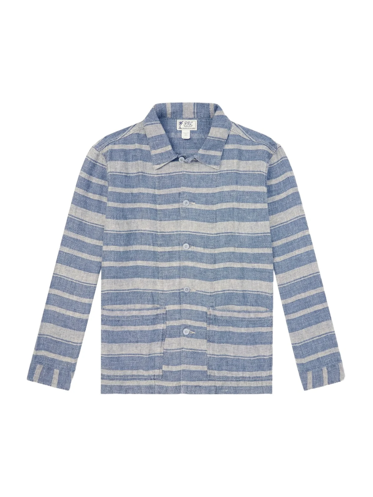 Striped Linen Shirt - Men Striped Linen Shirt - Men
