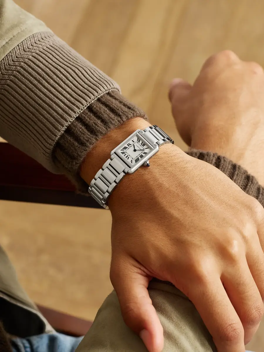 Cartier Tank Must de Small SolarBeat™ Stainless Steel Watch, Ref. WSTA0121 - Men | Thumbnail 2