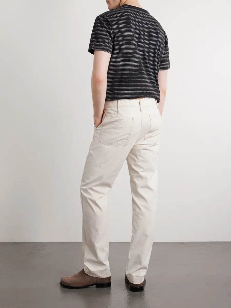 RRL Straight-Leg Paint-Splattered Cotton-Canvas Trousers - Men | Thumbnail 4 RRL Straight-Leg Paint-Splattered Cotton-Canvas Trousers - Men | Thumbnail 4