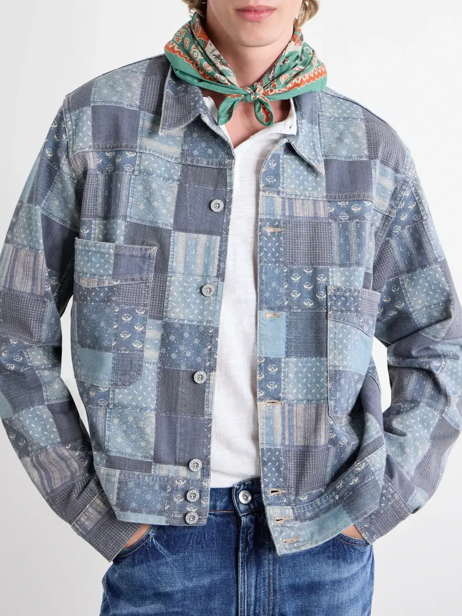 RRL Western-Print Cotton Bandana - Men | Thumbnail 2 RRL Western-Print Cotton Bandana - Men | Thumbnail 2