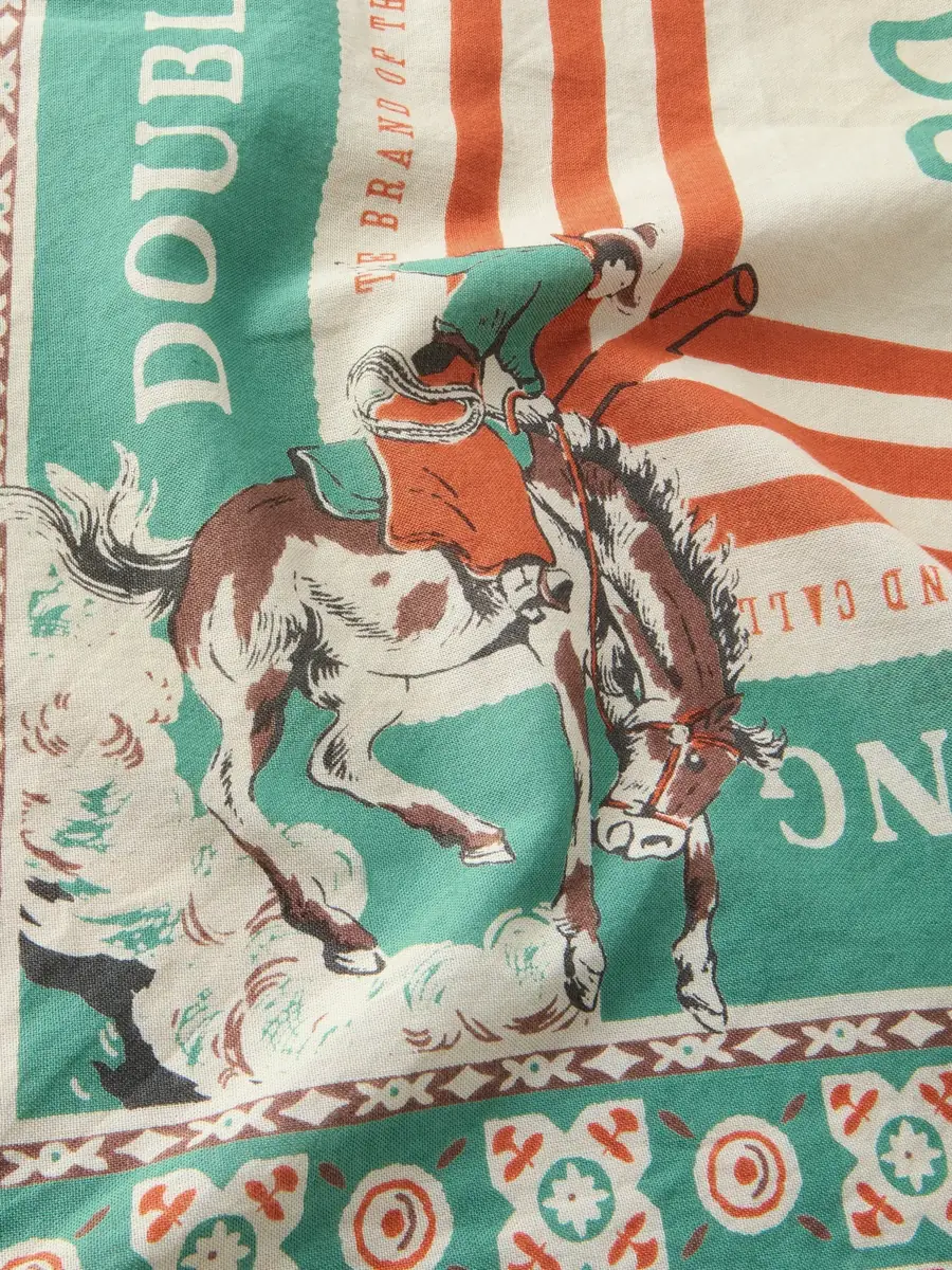 RRL Western-Print Cotton Bandana - Men | Thumbnail 4 RRL Western-Print Cotton Bandana - Men | Thumbnail 4