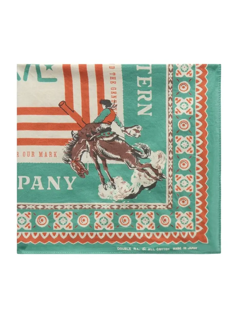 Western-Print Cotton Bandana - Men Western-Print Cotton Bandana - Men