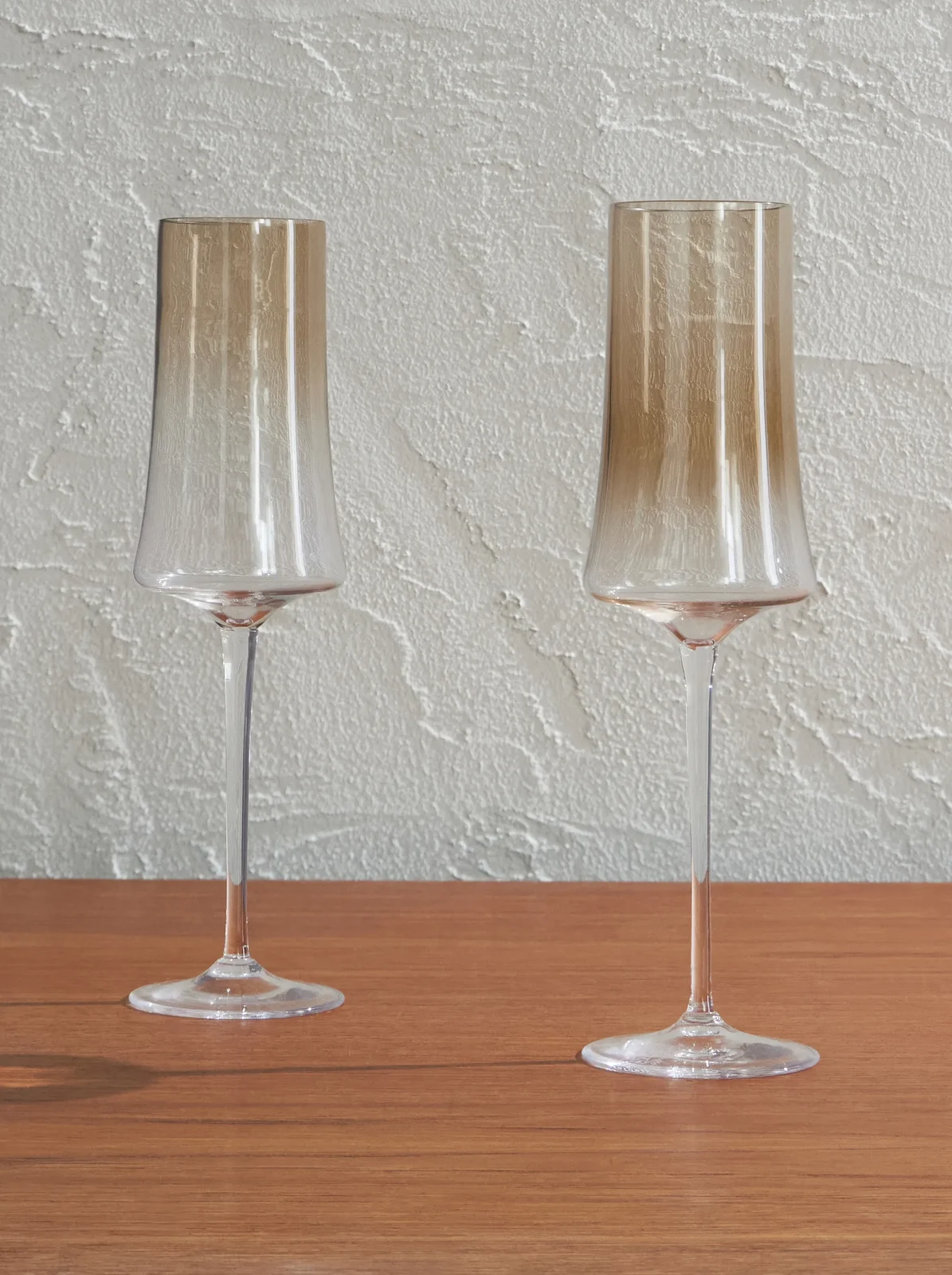 Brunello Cucinelli Set of Two Murano Glass Flute Glasses - Men
