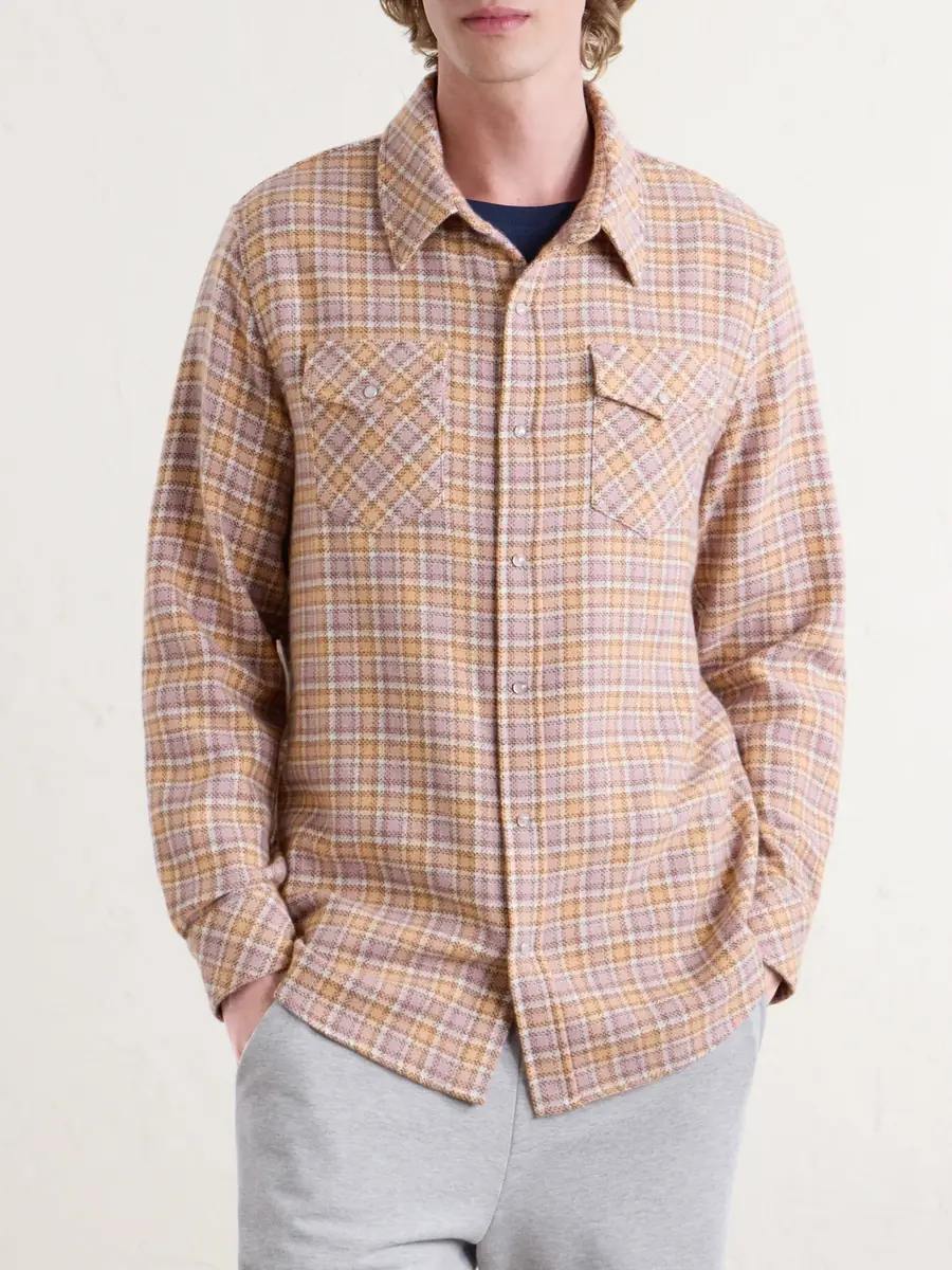 God’s True Cashmere Midnight Rose Checked Cashmere Shirt - Men | Thumbnail 3 God’s True Cashmere Midnight Rose Checked Cashmere Shirt - Men | Thumbnail 3