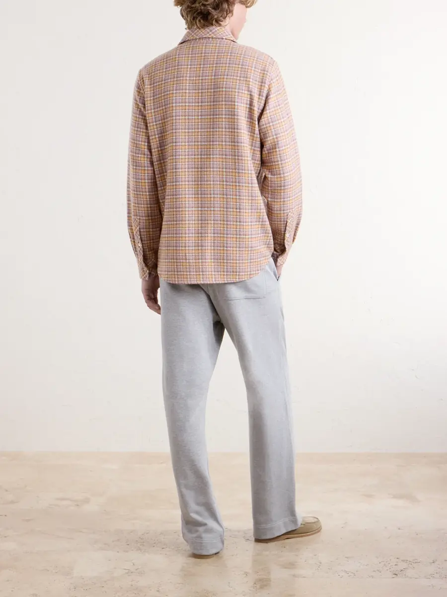 God’s True Cashmere Midnight Rose Checked Cashmere Shirt - Men | Thumbnail 4 God’s True Cashmere Midnight Rose Checked Cashmere Shirt - Men | Thumbnail 4